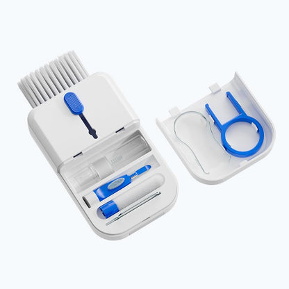 Keyboard Cleaning Brush Laptop Cleaner, 10-in-1 Computer Screen Cleaning Accessories for iPad iPhone, Blue - color: Blue