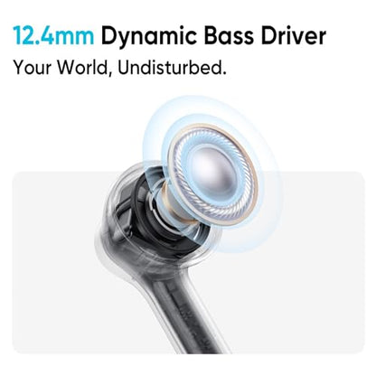realme Buds T200x True Wireless Earbuds with 12.4mm Dynamic Bass Drivers, 25 dB ANC, Quad Mic, 45ms Latency, Upto 48 Hrs Playback, Fast Charge, IP55 Rated, BT 5.4 - (Blue)