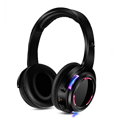 AYVVPII Factory Sell Silent Disco led Headphone Complete System (10 Headphone + 3 Transmitter) - color: 10 headphone + 3 transmitter