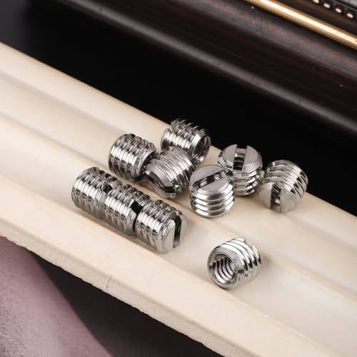 10pcs 1/4 Inch to 3/8 Inch Screw Adapter Tripod, Microphone Stand Adapter Tripod Thread Adapter Mic Stand Adapter Camera Mount Adapter Screw Converter for Camera Equipment
