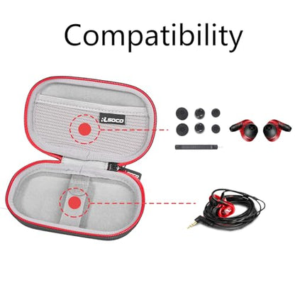 RLSOCO Carrying Case for Linsoul KZ ZS10 Pro/ZS10 Pro 2 in Ear Monitor & Sennheiser IE 100 PRO/IE 200/IE 900/IE 600 in-Ear Audiophile Headphones & Shure SE215 PRO Wired Earbuds (Case Only)