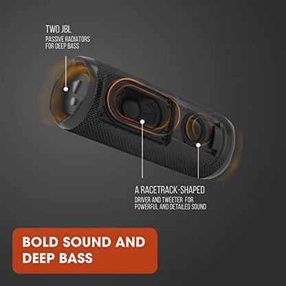 JBL Flip 6 - Portable Waterproof Speaker - Black | Louder, more powerful sound, IP67 waterproof and dustproof, 12 Hours of Playtime, Bold design - color: Black