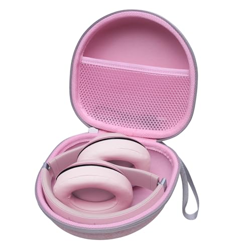 Headphone Case for JLab/Beats/TOZO/JBL/BERIBES/Picun Etc Headphones, Pink | for JLab JBuds Lux ANC/Go Lux ANC, Beats Studio Pro/Solo 4 3,TOZO HT3,KVIDIO Etc Headphone, Hard Shell Case for Travel Home - color: Pink