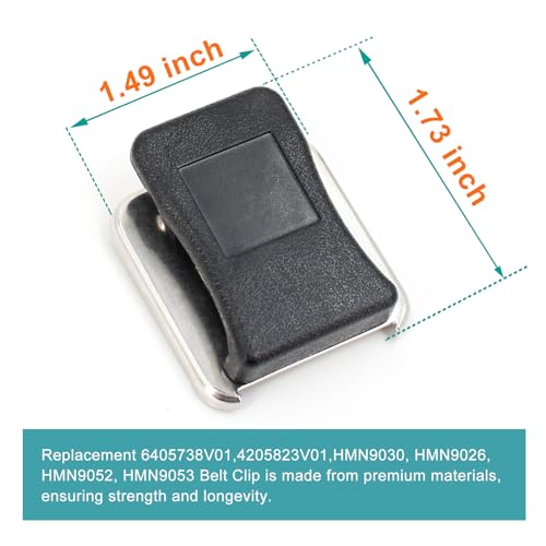 Replacement 360°Rotatable Radio Mic Belt Clip for Motorola PMMN4013 PMMN4013A PMMN4021A PMMN4022 PMMN4024 PMMN4024A PMMN4025 PMMN4025A PMMN4051 PMMN4050 radios Handheld Speaker Microphone Clip