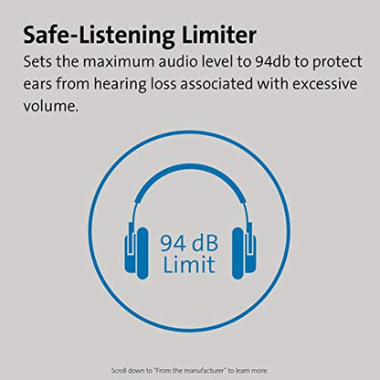 Kensington USB-C Hi-Fi Headphones, On-Ear for Kids, for School, for Adults, Padded Adjustable Headband, 6 ft Cord (K97456WW), Black