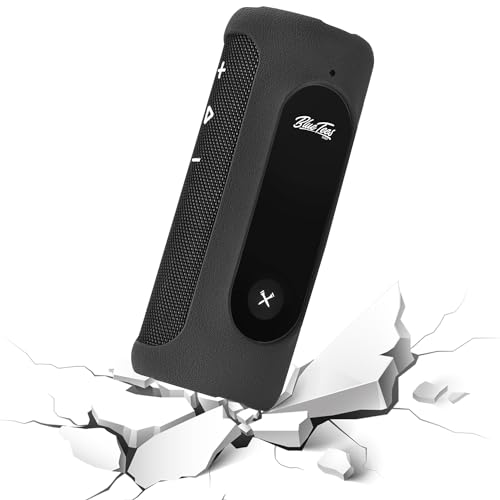 Protective Cover for Blue Tees Golf Player+ GPS Speaker, Silicone Cover for GPS Wireless Bluetooth Speaker (Black) | Blue Tees Golf Speaker Case – Soft Silicone, Full Protection, Dustproof, Magnetic Mount Compatible, Easy Clean, Case Only - color: Black