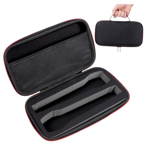 SUPVOX Case: Handheld Dual Mic Travel Storage Bag - Hard EVA Mic Storage Bag with Thick Sponge - Portable Travel Carrying Case for and Other Accessories