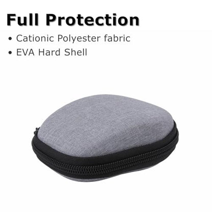 Ginsco Hard Travel Case Compatible with Logitech M720 Triathlon/M705 Marathon/M510/M550/M330/M317/M196/M185 Wireless Mouse, Universal Hard Shell Storage Case (Gray, M) (Pack of 3) - color: Gray, size: M (Pack of 3)