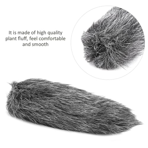 Windscreen Muff, Microphone Windshield, Furry Microphone Windscreen for VideoMic GO Outdoor Recorder