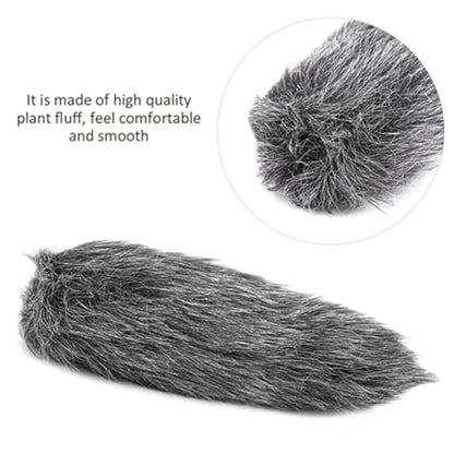Windscreen Muff, Microphone Windshield, Furry Microphone Windscreen for VideoMic GO Outdoor Recorder