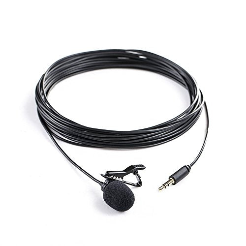 Saramonic SR-XMS2 Broadcast-Quality X/Y Stereo Lavalier Omnidirectional Microphone with 3.5mm TRS Connector for DSLR Cameras, Camcorders, Recorders & Saramonic Devices
