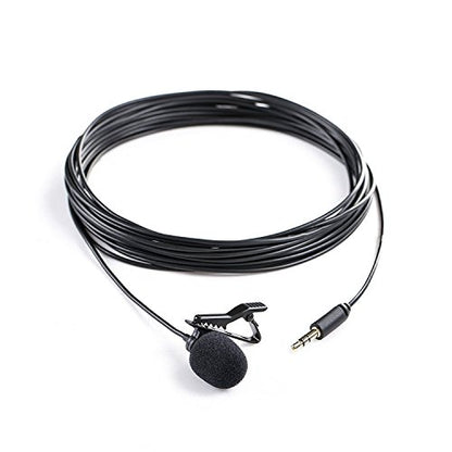 Saramonic SR-XMS2 Broadcast-Quality X/Y Stereo Lavalier Omnidirectional Microphone with 3.5mm TRS Connector for DSLR Cameras, Camcorders, Recorders & Saramonic Devices