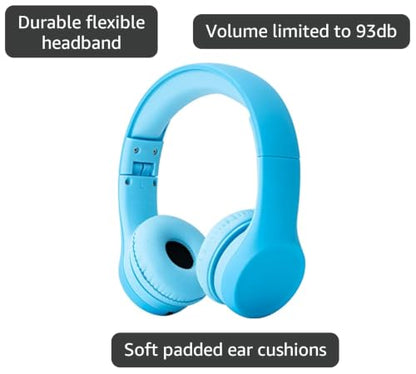 Snug Play+ Kids Headphones with Volume Limiting for Toddlers (Boys/Girls) - Blue - color: Blue, size: One Size