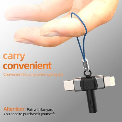 Lightning USB C to 3.5mm Headphone Jack Adapter(2in1) AUX Audio Cable Connector for iPhone16 15 14 Earphone Microphone Splitter for iPad Compatible for Samsung Android Car Auxiliary Converter
