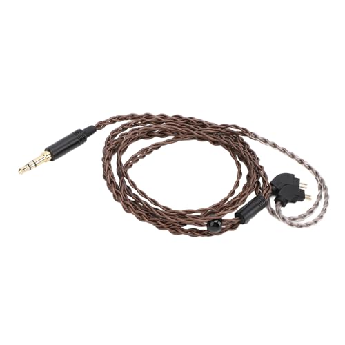 Replacement Earphone Cable 3.5mm OFC Detachable Cable for ZSN ZSX ZS10 AS12 AS16 Stylish -Free 1.2M