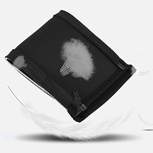 Semme Replacement Headset Earphone Cushion Headband Pad Cover for Iron M50 Soft Protein Skin Zippered Design for Noise Reduction Slip Comfort (Black) - color: Black
