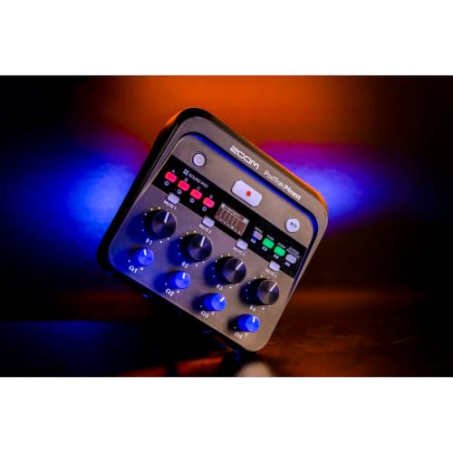 Zoom PodTrak P4 Portable Multitrack Podcast Recorder Bundle | Includes Zoom ZDM-1 Podcast (2 Pack)