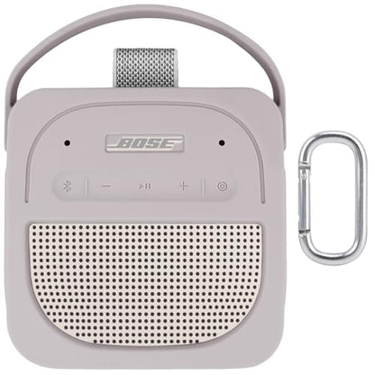 Silicone Cover for Bose SoundLink Micro 2nd Bluetooth Speaker | Scratch-resistant, Unhindered Sound, Silicone Construction, Portable Carrying Silicone Cover, White Silicone Cover - color: White Cover