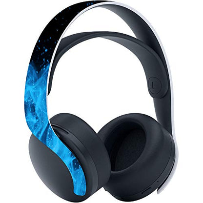 PlayVital Blue Flame Full Set Skin Decal for ps5 Console Digital Edition, Sticker Vinyl Decal Cover for ps5 Controller & Charging Station & Headset & Media Remote - color: Blue Flame