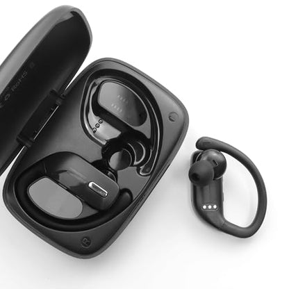 Replacement Silicone Ear Tips for bmani T16 / occiam T17 Earbuds | Compatible with TOZO T6 / TOZO T10 / TONEMAC N18 Earbuds, 9 Pairs (S/M/L, Black)