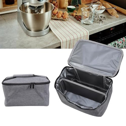 Sturdy Mixer Storage Bag for 5/6/7/9 Speed Hand Mixer with Foil Lining and Carry Handle Organizers Water Accessory Bag