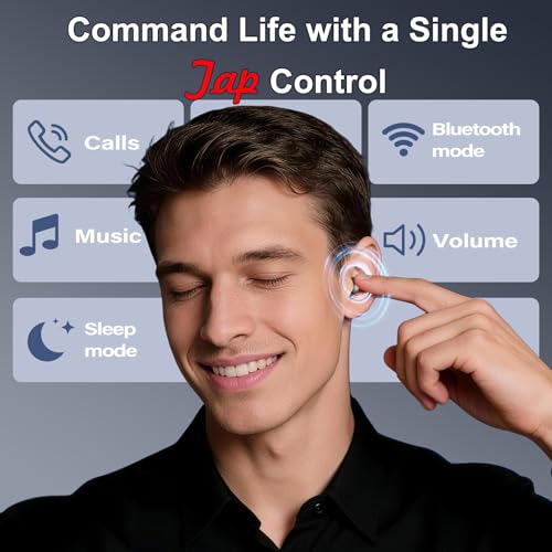 Sleep Earbuds Bluetooth 6.0 in Ear, 2026 New Mini Sleep Headphones with Sleep Monitor and APP, Sleepbuds for Side Sleepers, 48H Playtime Sleep Earphones with Personal Alarm/Small Earplugs, Black