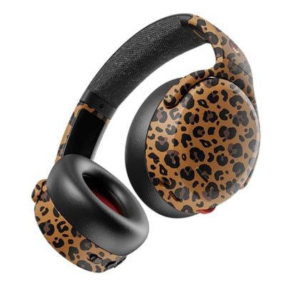 Skullcandy Crusher ANC 2 Noise Cancelling Wireless Headphones - Leopard | Multi-Sensory Crusher Bass, Over-Ear Fit, Bluetooth, 60 Hours Battery, Working Out, Gym, Travel, Studying, Music, Gaming - color: Leopard