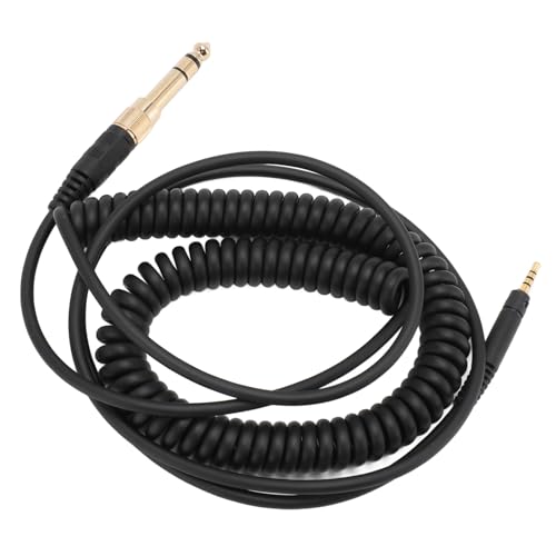 Coiled Headphone Cable Replacement Sound Cord for HD598 HD599 HD569 HD579 HD558 HD518 1. to with 2.5mm to 3.5mm and 6.35mm Plug OFC Stereo AUX Cord
