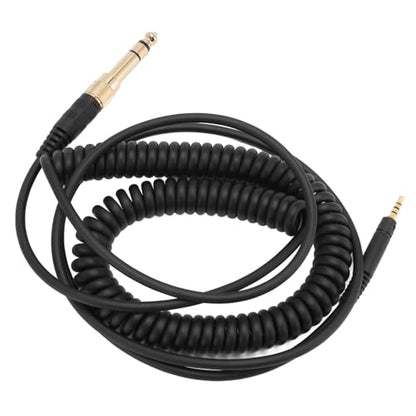 Coiled Headphone Cable Replacement Sound Cord for HD598 HD599 HD569 HD579 HD558 HD518 1. to with 2.5mm to 3.5mm and 6.35mm Plug OFC Stereo AUX Cord