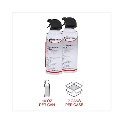 Innovera IVR10012 10 oz. Compressed Air Duster Cleaner (2/Pack)