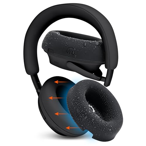 WC SweatZ QC Ultra - Patented Covers for Bose QuietComfort Ultra Gen 1 & 2 | Made by Wicked Cushions | Made with Premium Silicone, Sweatproof & Washable | Black - color: Black