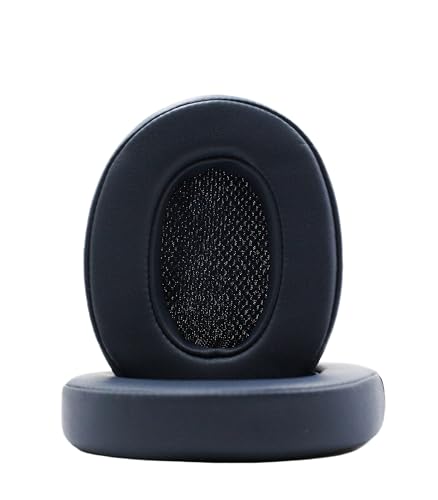 Replacement Ear Pads for Skullcandy Crusher Wireless Black | For Skullcandy Crusher360/Hesh3/Hesh ANC/Hesh Evo/Venue ANC/Crusher Evo/Crusher ANC headphones Ice cooling gel earmuffs - color: Blue/Leather
