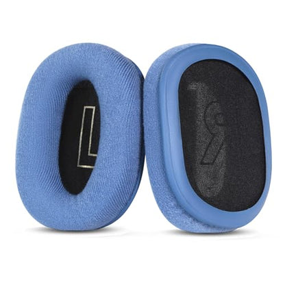 Earpads Replacement Ear Pads Compatible with OneOdio A70 A71 Wireless Over-Ear Headphone Upgrade Velour Cushions Noise Isolation Foam Blue
