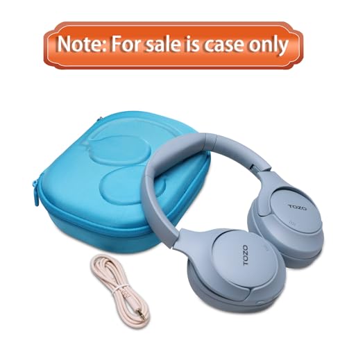 JBL Tune 510BT/720BT/770NC/520BT/520C/670NC 헤드폰 스카이 블루 케이스 | JBL Live 670NC/770NC/680NC/780NC 헤드폰용 휴대용 휴대용 하드 케이스 - color: 하늘색
