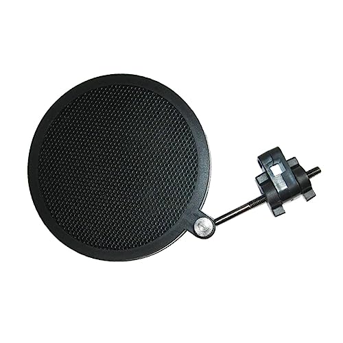 Abaodam Microphone Mic Filter Cover Double-layer Iron Net for Reducing Plosives and Protecting from Saliva Accumulation
