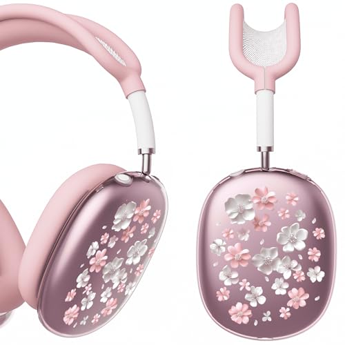 for AirPods Max Headphones Flower Ear Covers for AirPods Max 2 - color: Flower B/Pink
