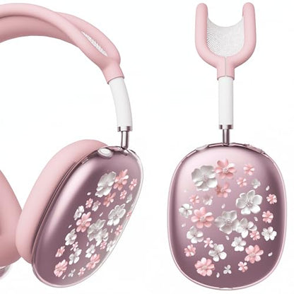for AirPods Max Headphones Flower Ear Covers for AirPods Max 2 - color: Flower B/Pink