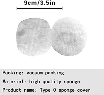 200 PCS Disposable Microphone Cover, Microphone Hygiene Covers Disposable Non-woven Handheld Mic Mike Cover Windscreen Protective Cap for KTV (White)