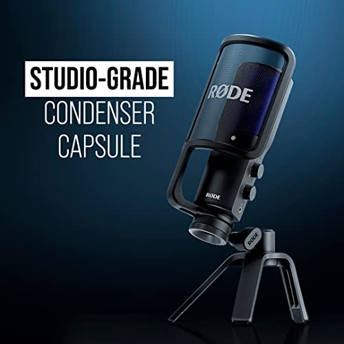 RØDE NT-USB+ Professional-Grade USB Condenser Microphone for Recording