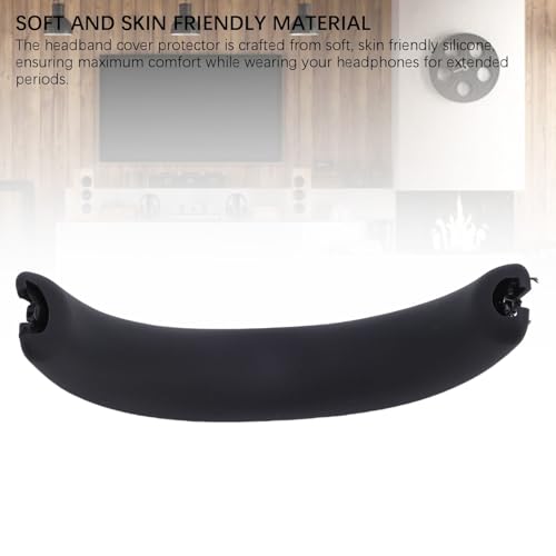 Replacement Headphones Headband Cover for Momentum 4, Soft Silicone Comfortable Headband Cushion Pad Cover with Zipper Easy to Install for Momentum 4 Wireless Headphones