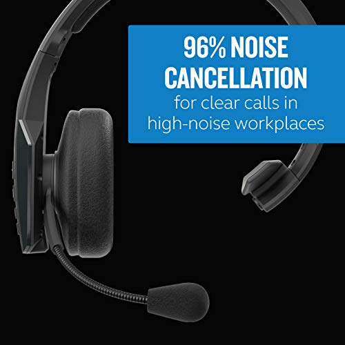 BlueParrott B450-XT Noise Cancelling Bluetooth Headset – Industry Leading Sound with Long Wireless Range, Extreme Comfort and Up to 24 Hours of Talk Time