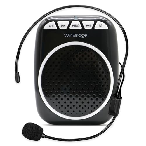 WinBridge Voice Amplifier with Wired Headset Microphone for Teachers WB001