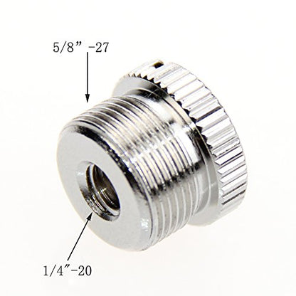 CAMVATE 5/8-Inch Male to 1/4-Inch Female Screw For Mic Microphone Stand