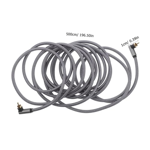 OSALADI High Performance Digital Audio Cable with Dual Shielding and Connectors for Home Theater and Surround