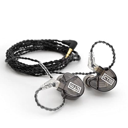 CTM Standard Black Cable, HiFi Audio 2 Pin Connector Standard 50' Inch Black Cable, HiFi Audio 2 Pin Connector - style: CTM Standard 50' Inch Black Cable, HiFi Audio 2 Pin Connector