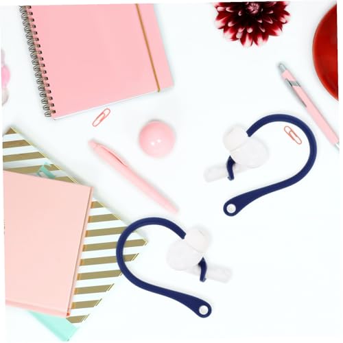 Anti-Lost Ear Hook Holders Silicone Ear Hooks for /3 Secure Earbud Holders for Running Gym Yoga Walking 2 Pairs 2.36 X 1.69 X 0.39 in