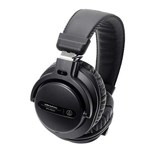 Audio-Technica ATH-PRO5XBK Professional Over-Ear Closed-Back Dynamic DJ Monitor Headphones, Black | DJ Monitor Headphones, Black - color: Black