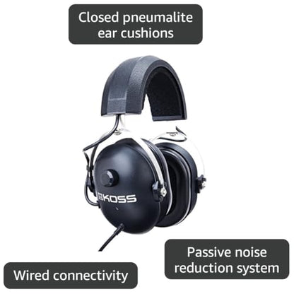 Koss QZ-99 Noise Reduction Stereophone, Standard Packaging,Black
