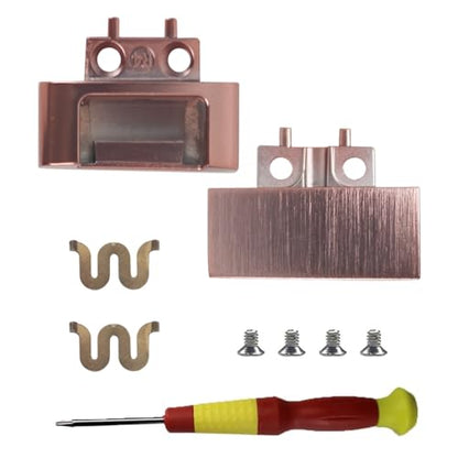 Solo 4 Hinge Replacement Hinge Repair Kit for Beats Solo 4 Wireless (Model A2924) Headphones, Metal Hinge Repair Parts Headband Connector Accessories as Same as The OEM - Cloud Pink - color: Cloud Pink