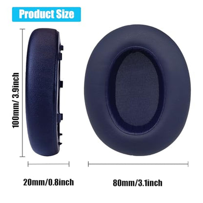Replacement Ear Pads for Sony WH-XB910 XB910N Extra Bass Noise Cancelling Headphones, Headphones Ear Cushions, Headset Earpads, Ear Cups Cover (Blue) - color: Blue